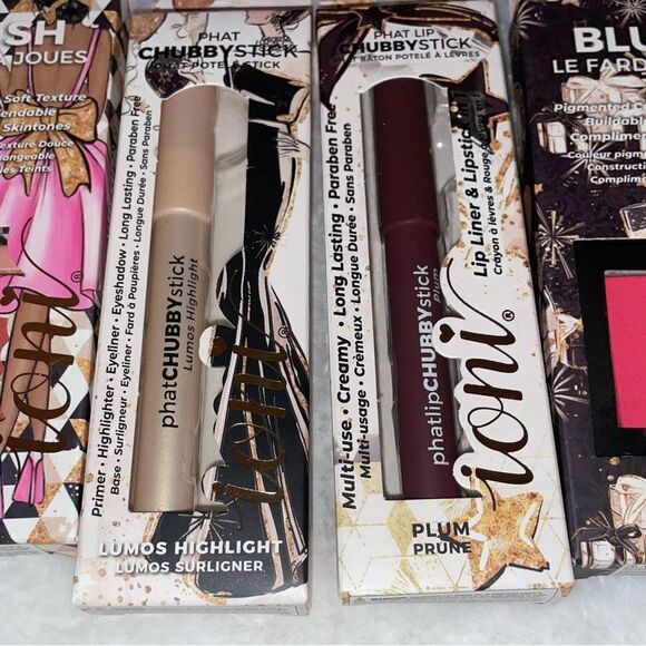 COPY - New Mixed Lot Of  Ioni Makeup 3D Faux Mink Lashes Eyeliner Lipliner Blush - Picture 8 of 13